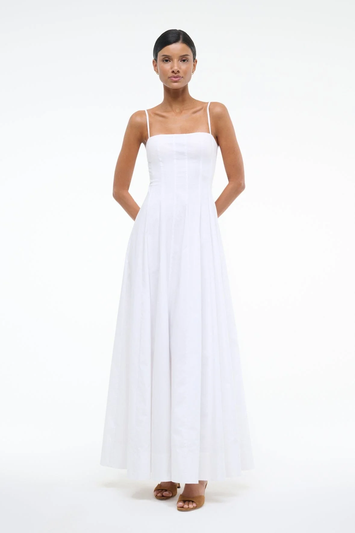 WYLIE MAXI DRESS | WHITE