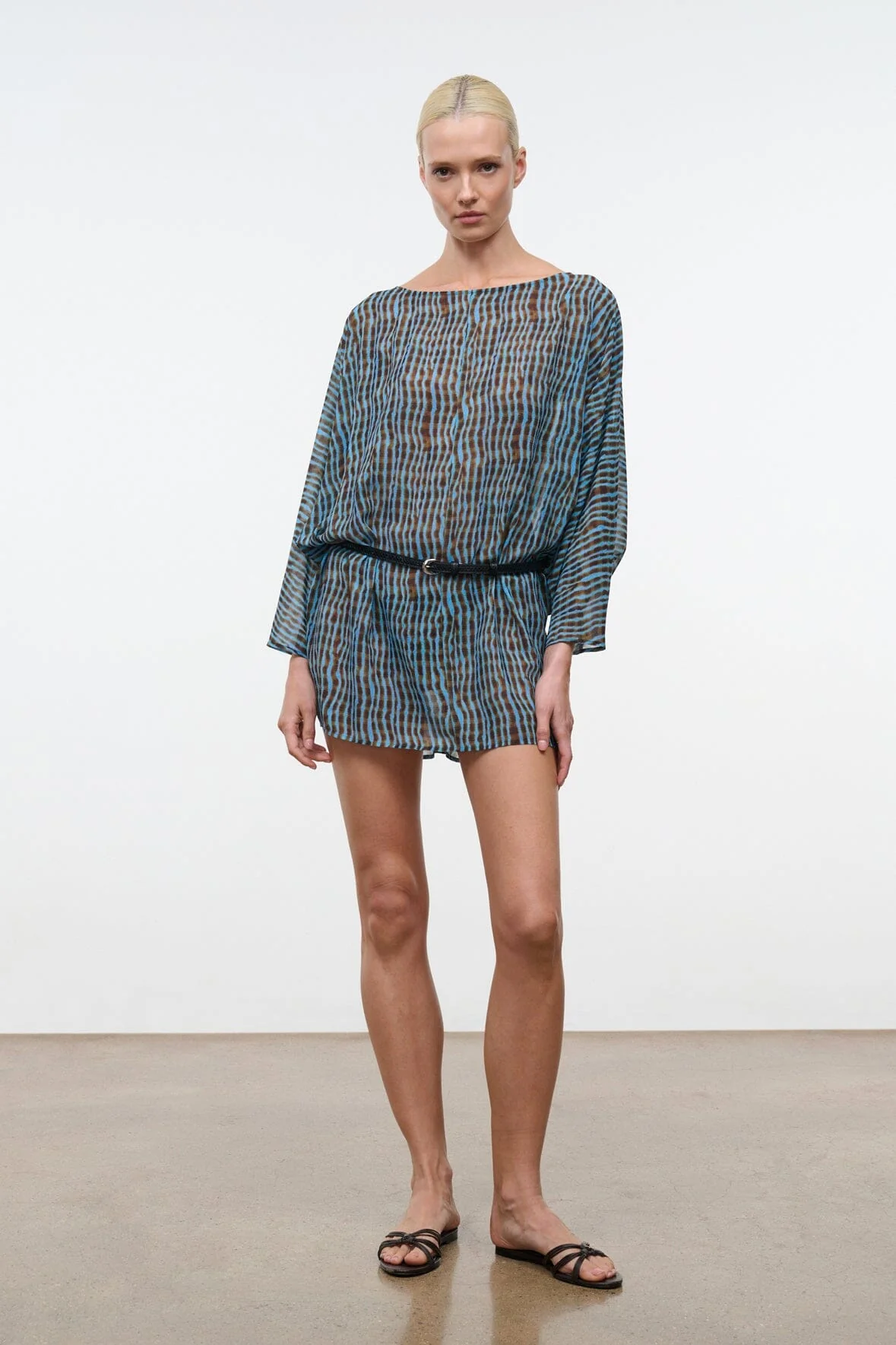 NOUR MINI DRESS | TIDAL SHELL