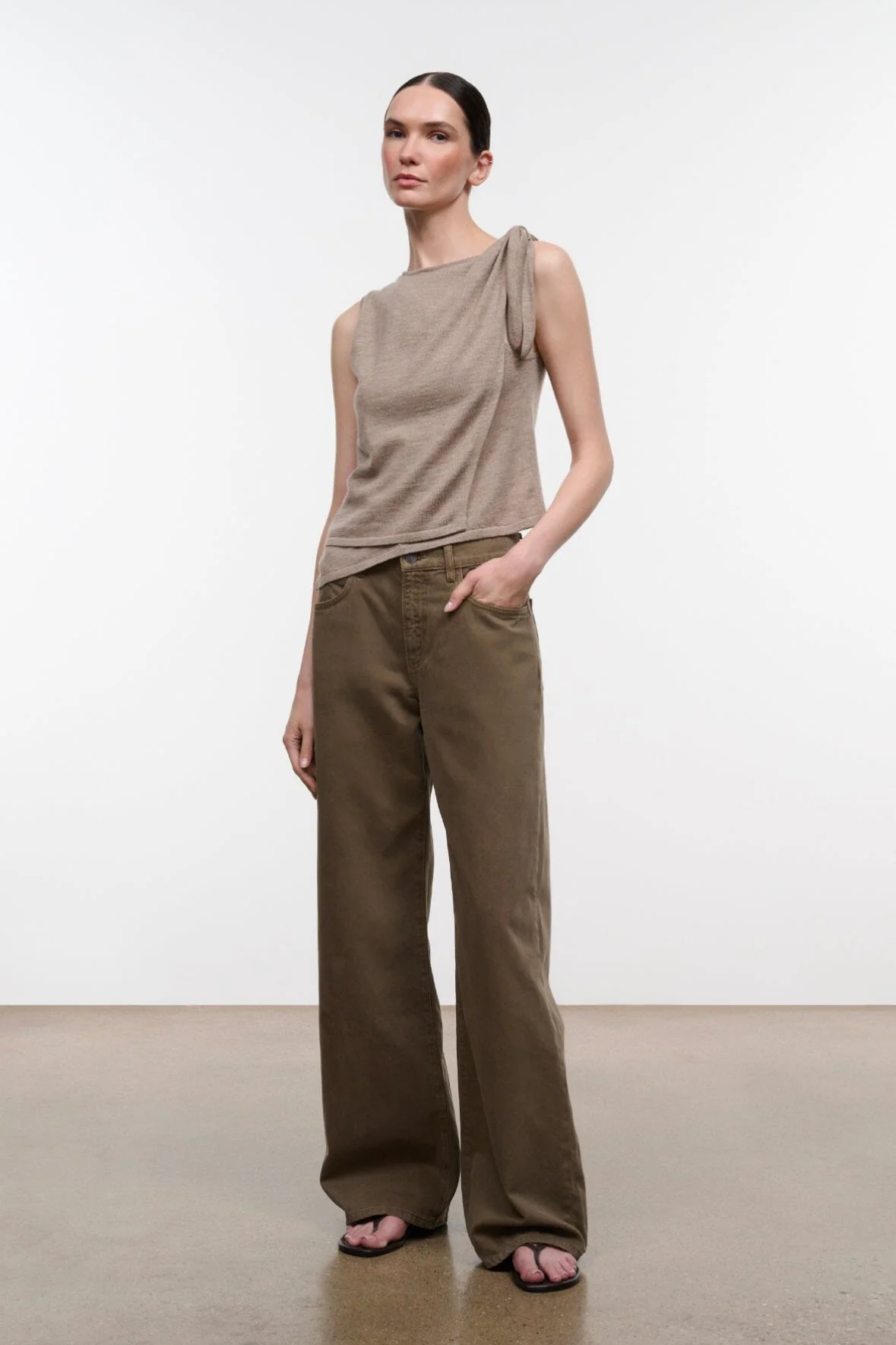 GUS RELAXED JEAN | GREIGE