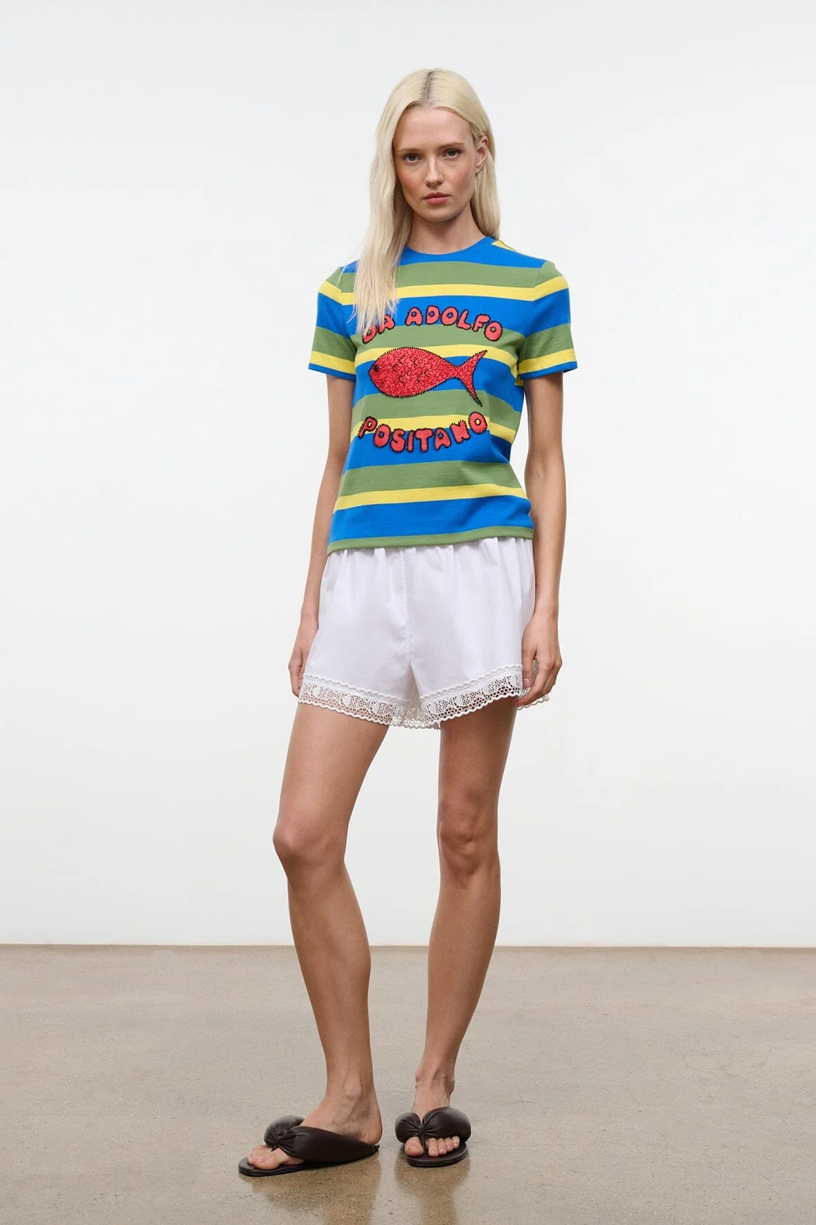 WEEKEND CREW TEE | COSTA STRIPE
