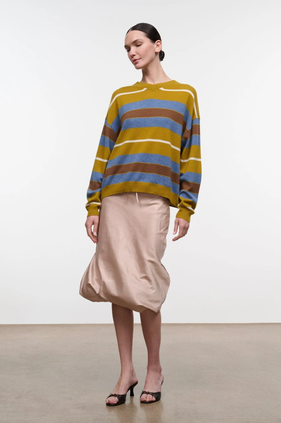 SPENCER CASHMERE SWEATER | CANYON STRIPE