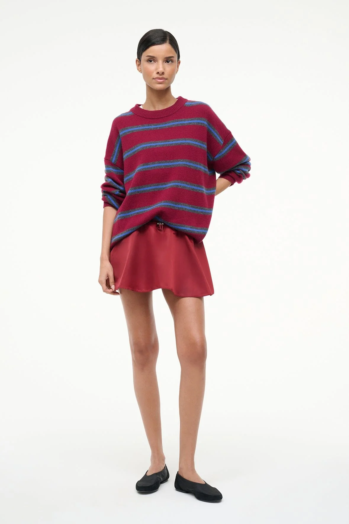 SOSA SKIRT | DEEP RED