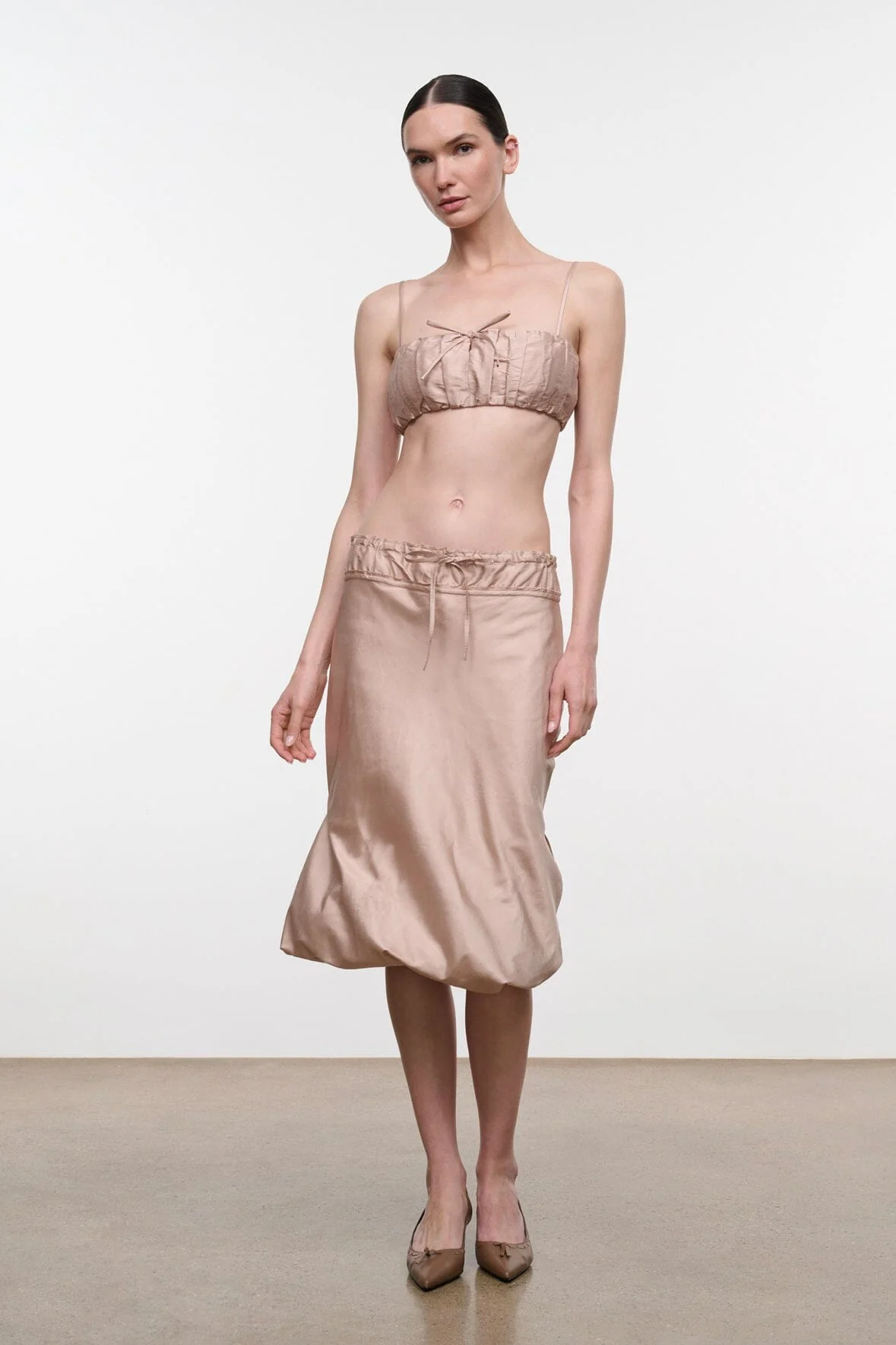 ODETTE SILK SKIRT | SANDROSE