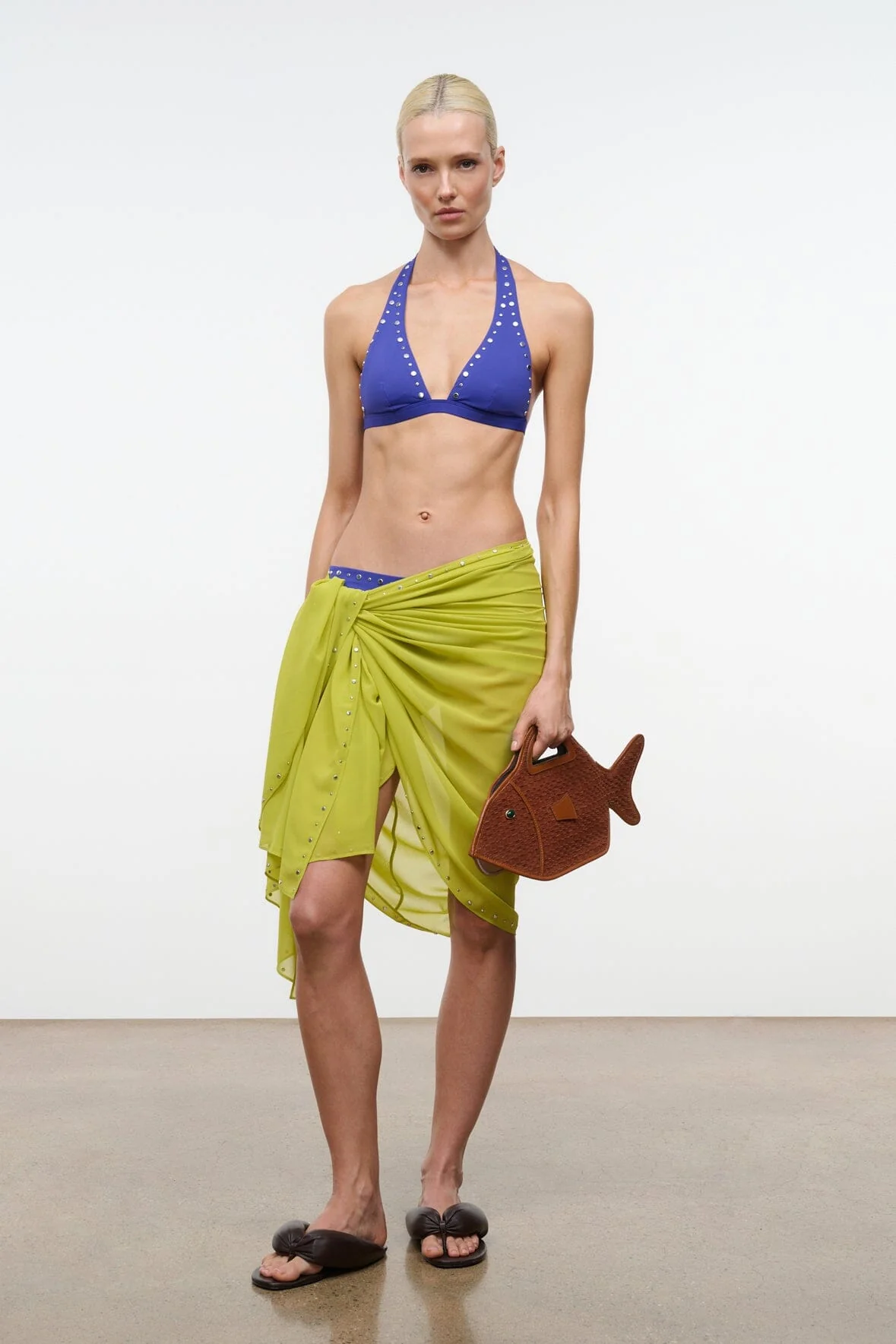 INLET SARONG | CITRON STUDS
