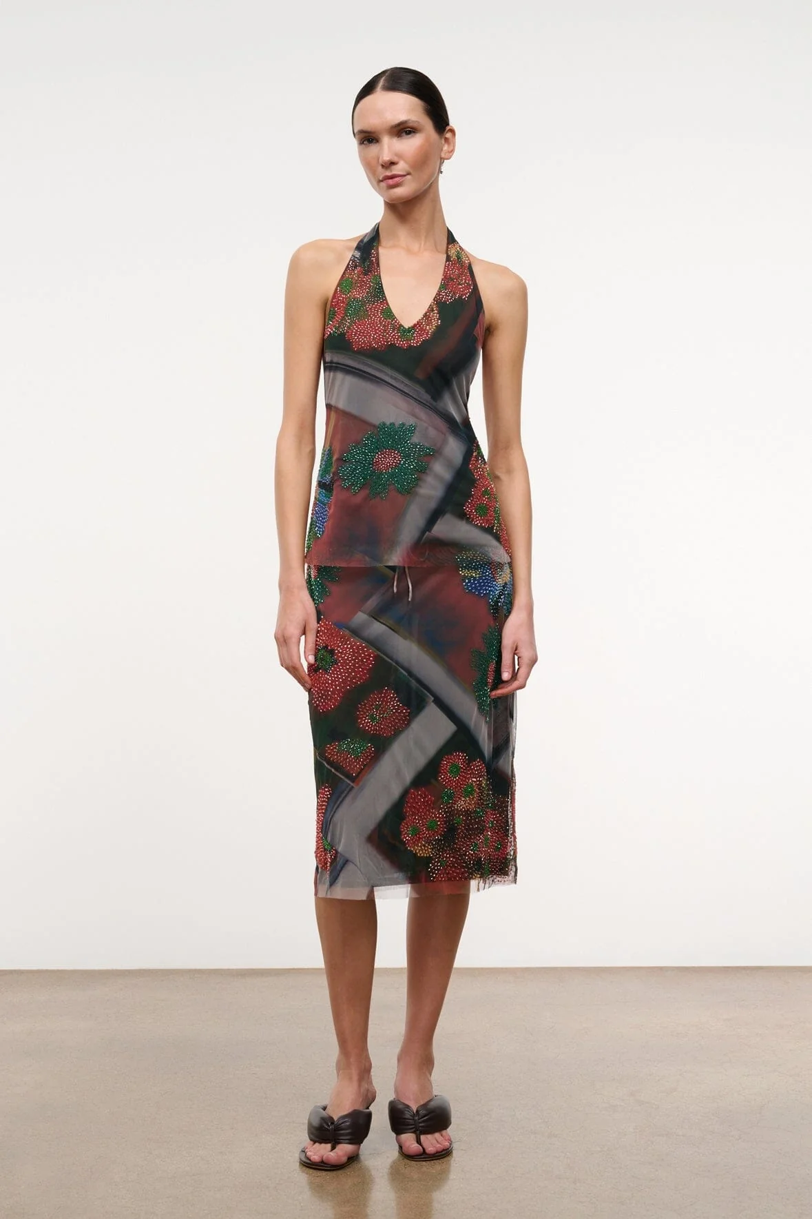 LUCIA SKIRT | BEADED SUPERBLOOM SCARF