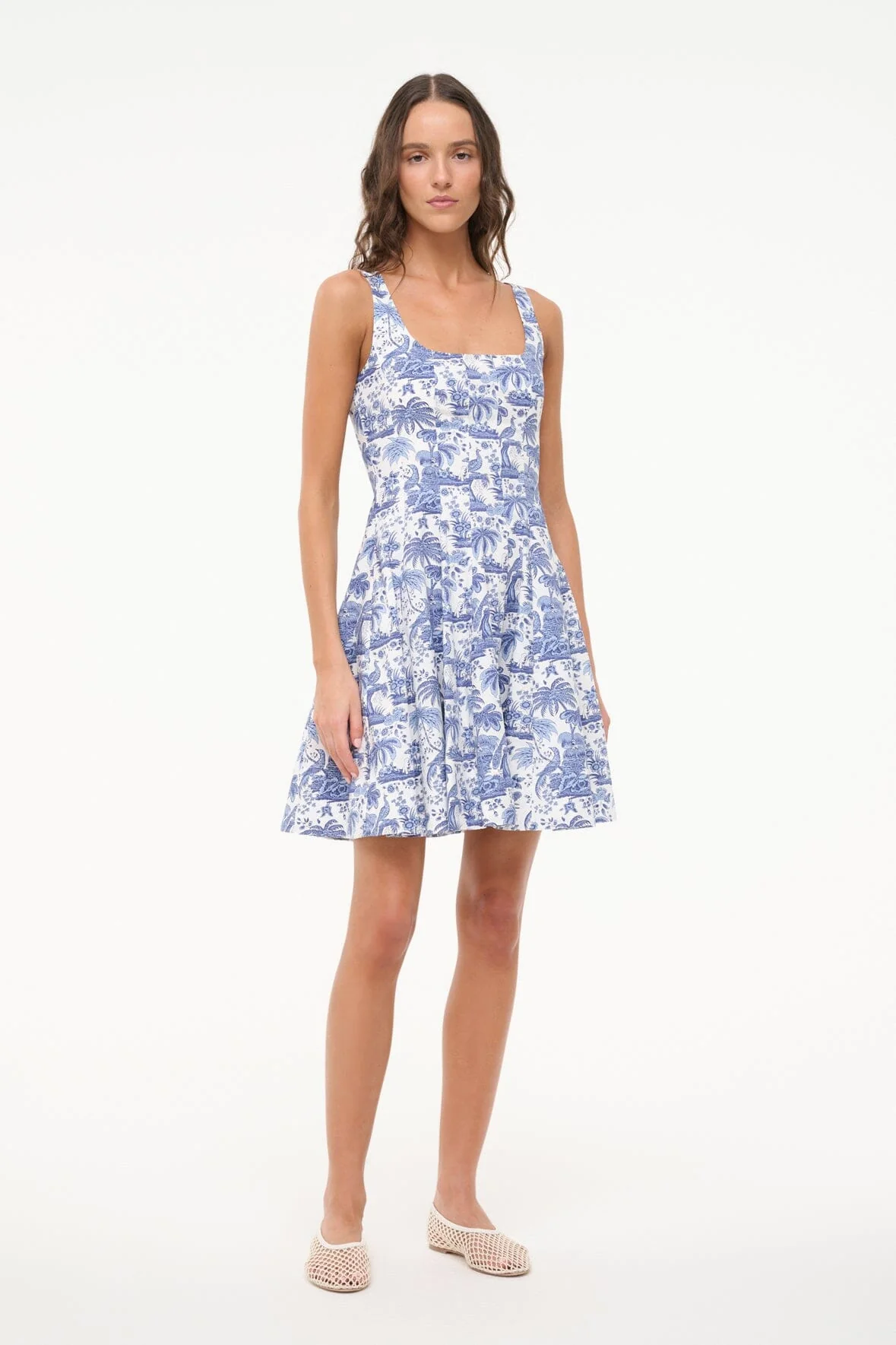 MINI WELLS DRESS | BLUE TOILE