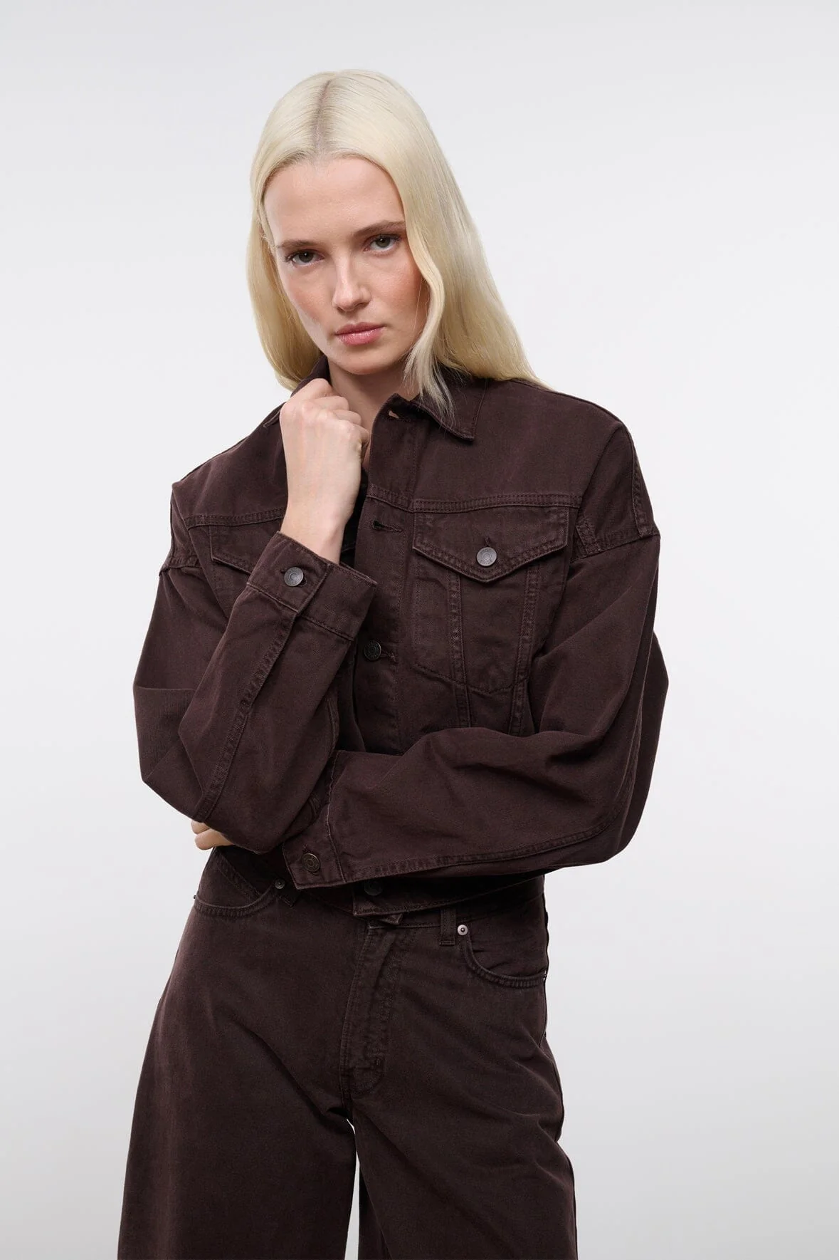 GLEN DENIM JACKET | EARTH - Image 4