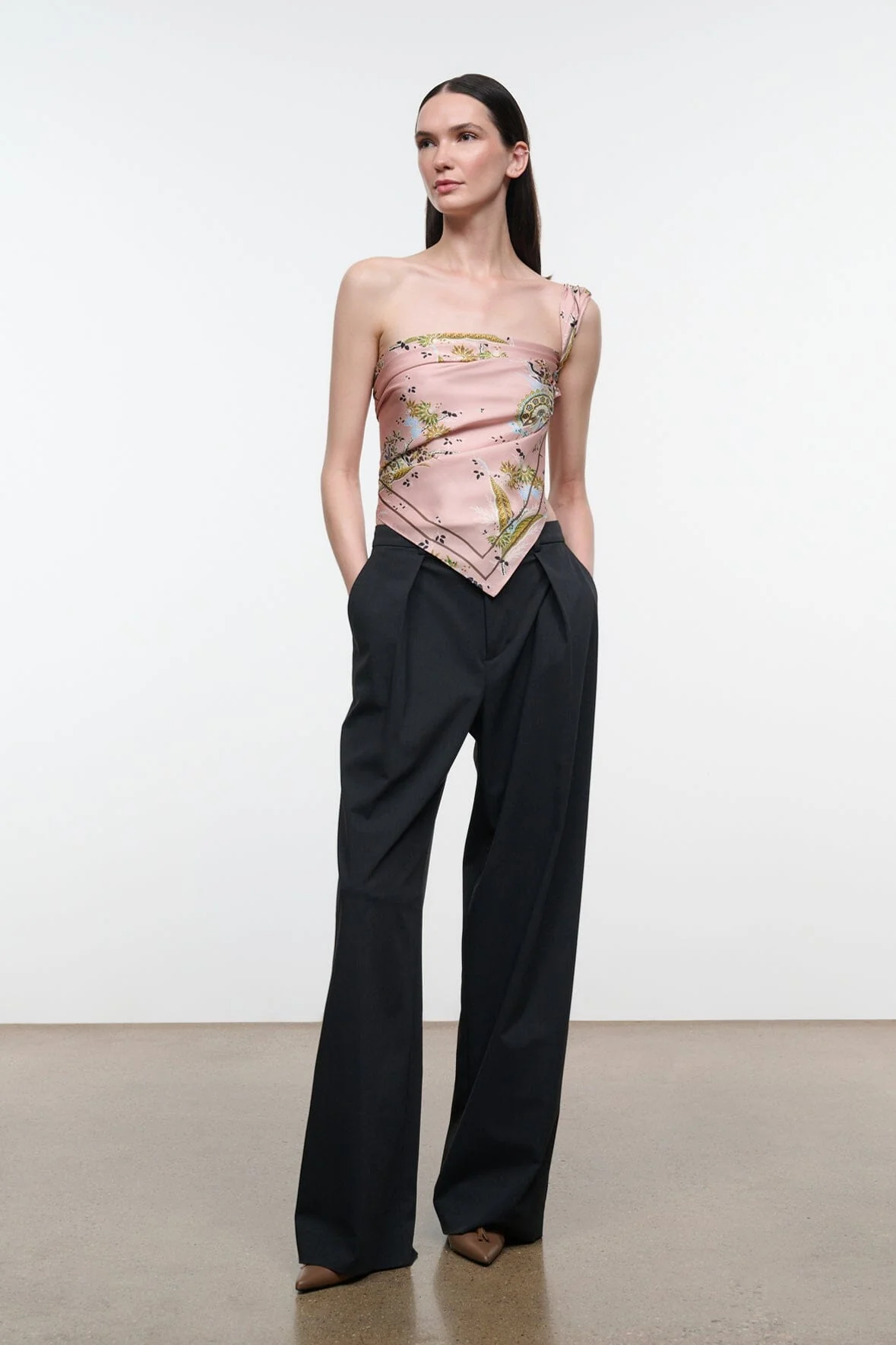 CECILE SILK SCARF | TAPESTRY ROSE