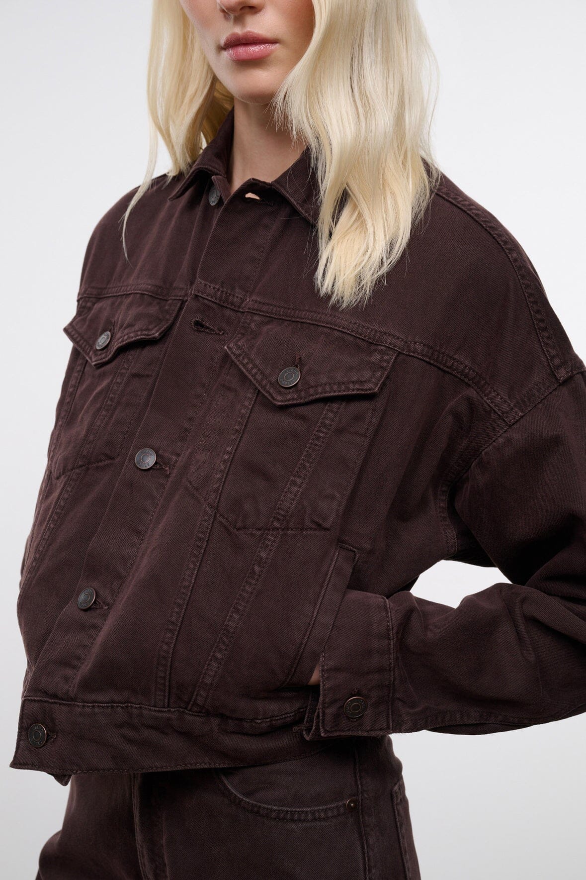GLEN DENIM JACKET | EARTH - Image 8