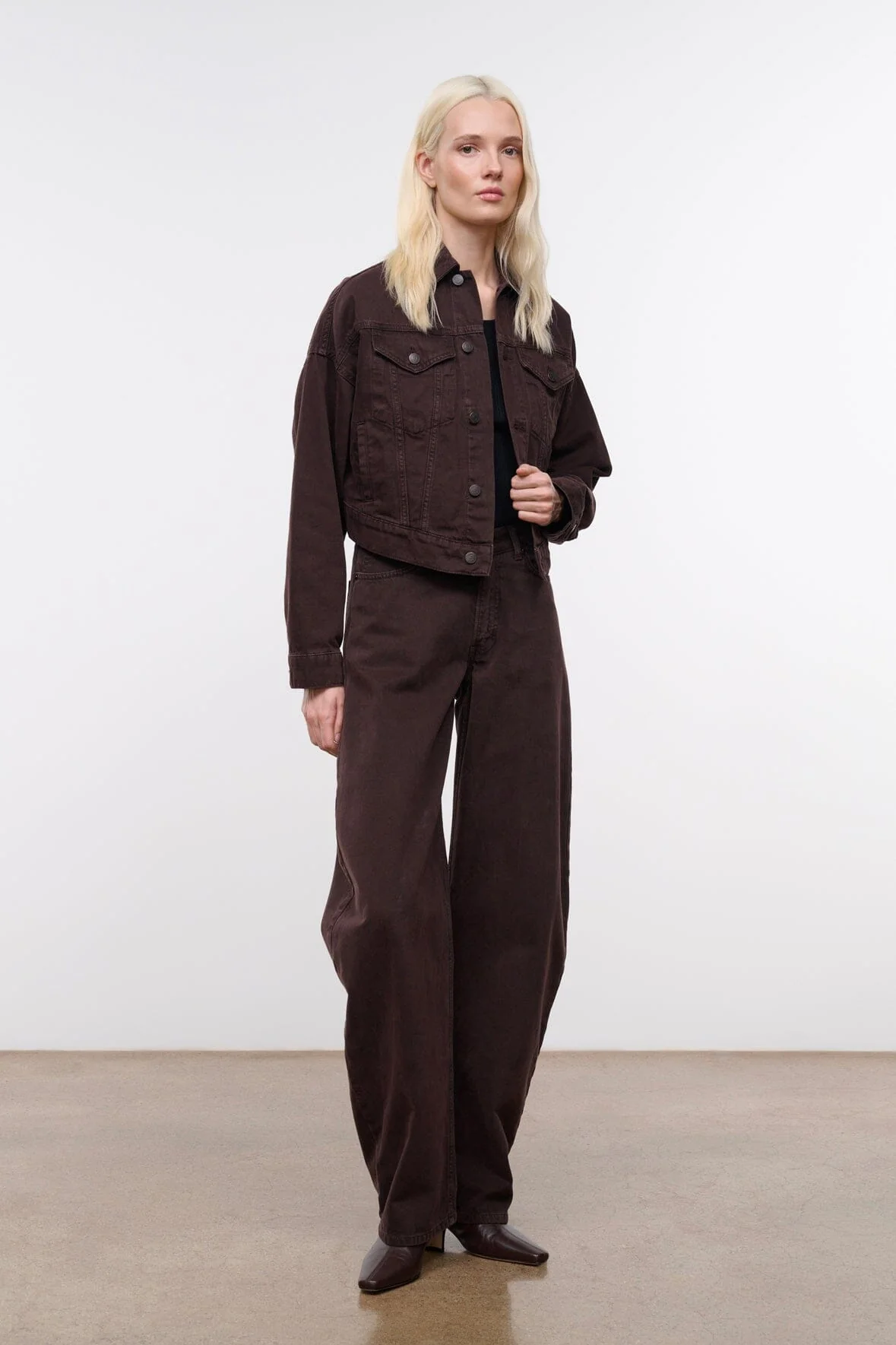 GLEN DENIM JACKET | EARTH - Image 3