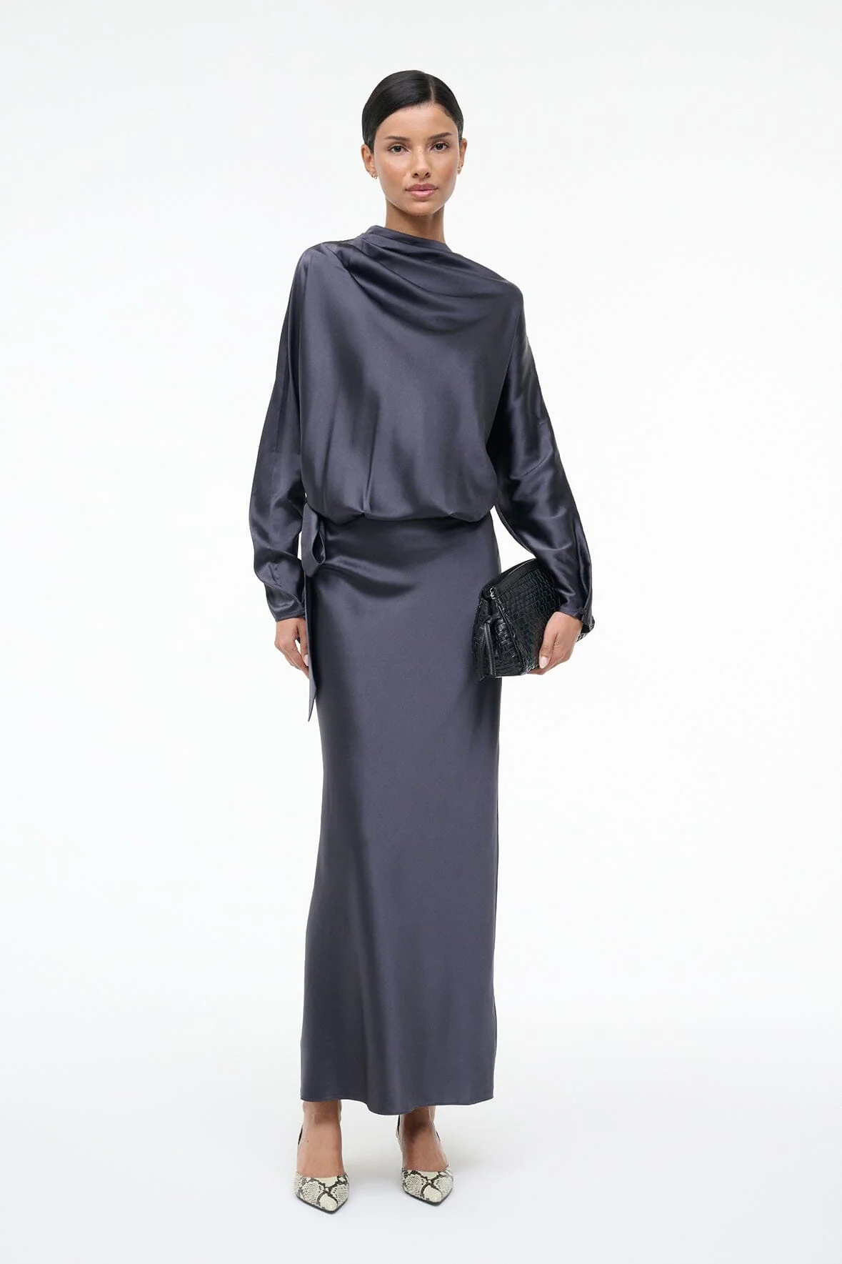 PHOEBE SILK DRESS | NOCTURNE