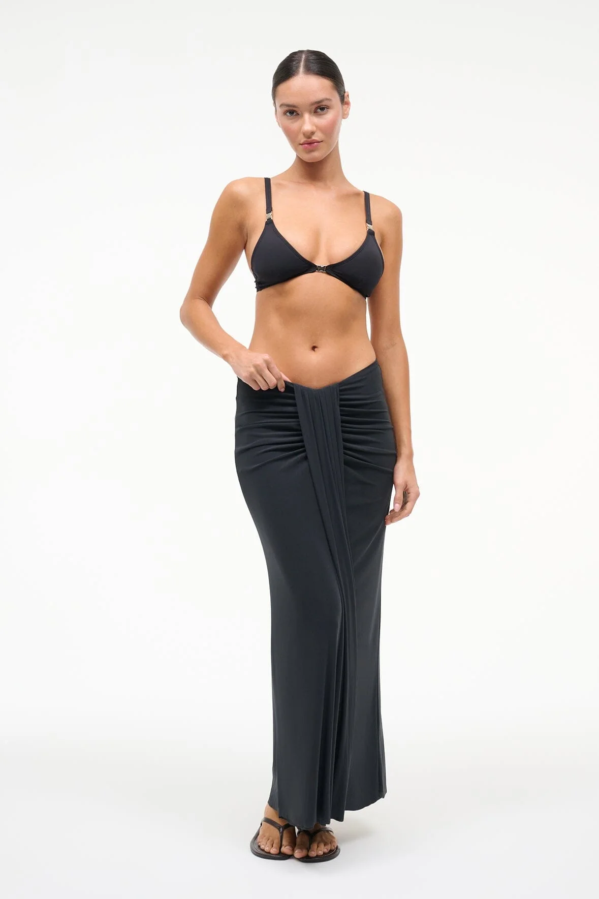 SORAYA MESH SKIRT | BLACK - Image 5