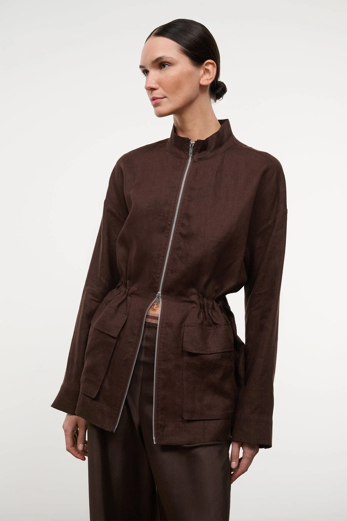 REED LINEN JACKET | ROOT