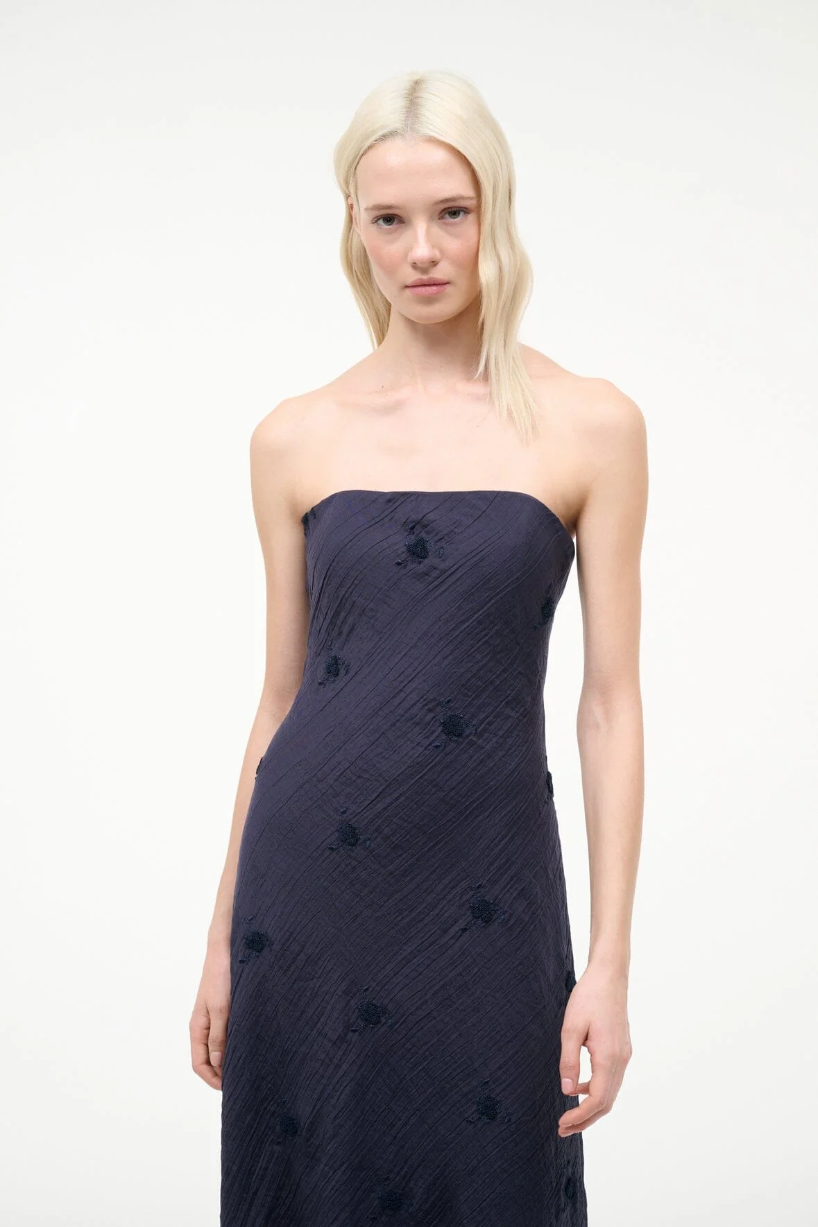 CASSIE DRESS | NAVY - Image 2