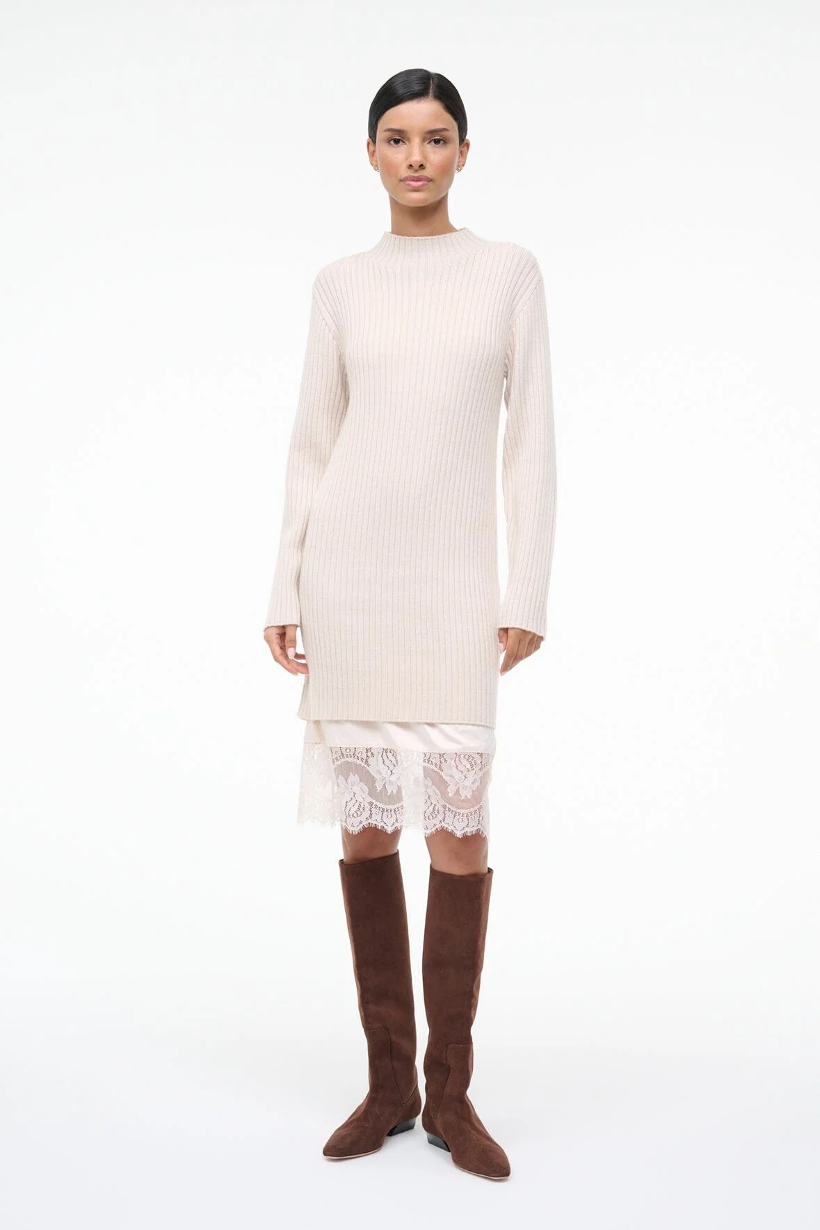 WILLOW SWEATER DRESS | ECRU