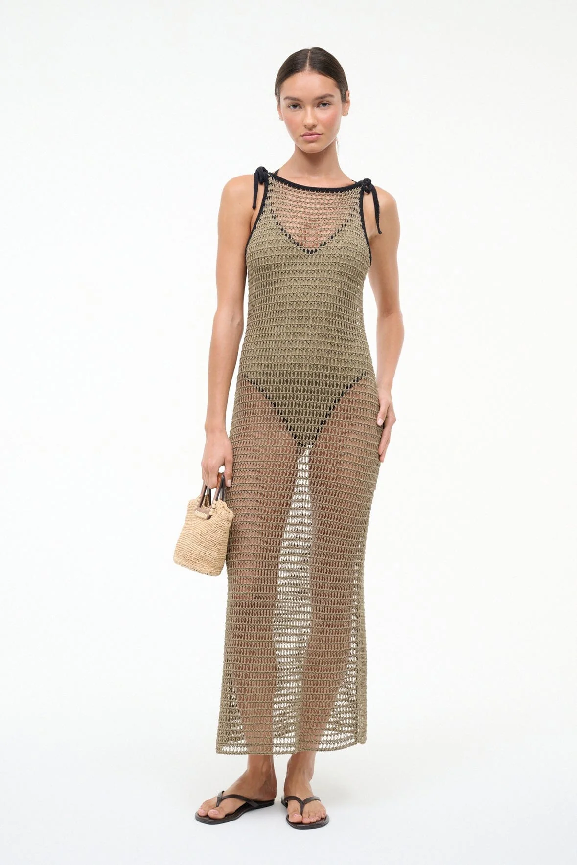 VINTA COVERUP DRESS | THYME BLACK