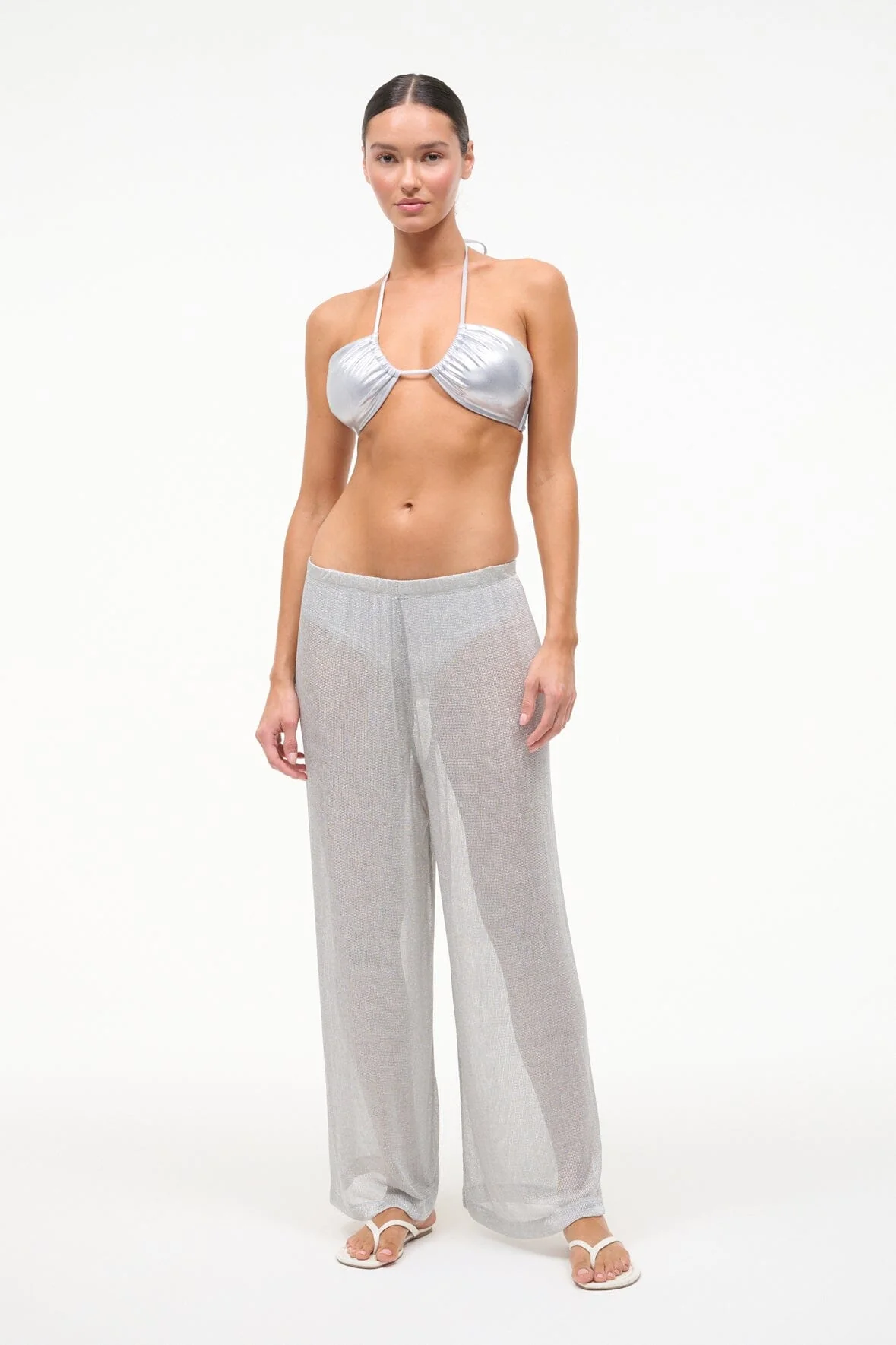 PARADISE BIKINI TOP | SILVER