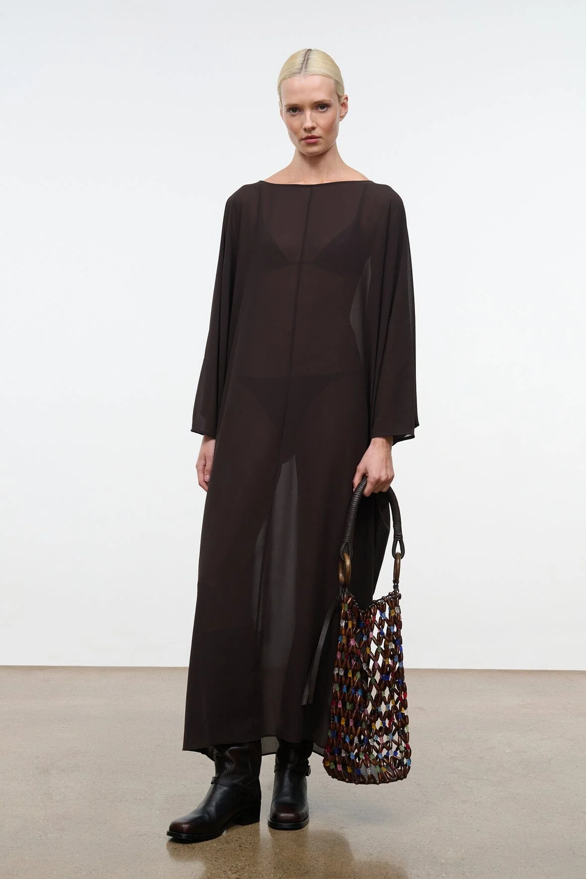 NOUR DRESS | ESPRESSO
