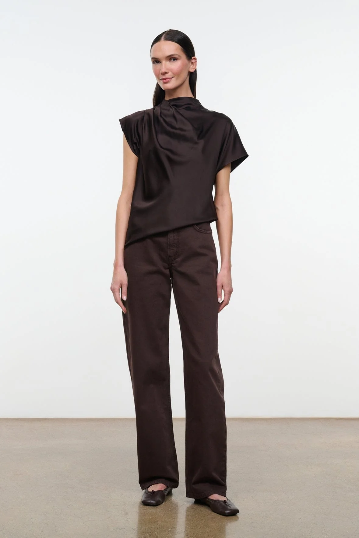 LEO HIGH RISE JEAN | EARTH