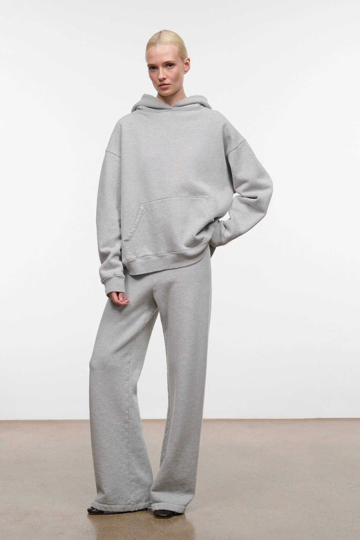 STROLL TERRY PANT | HEATHER GREY