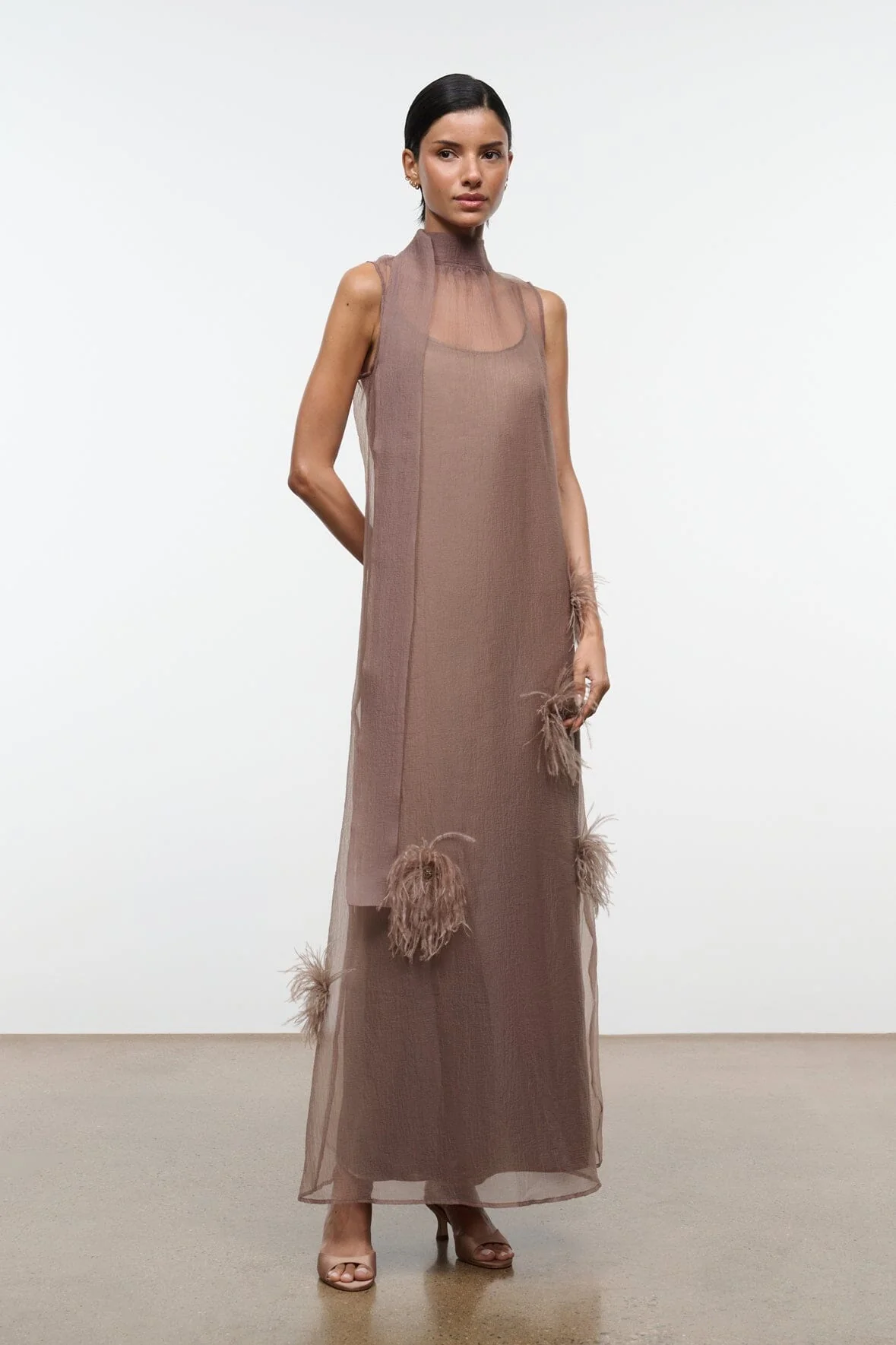 ALBEE DRESS | TRUFFLE