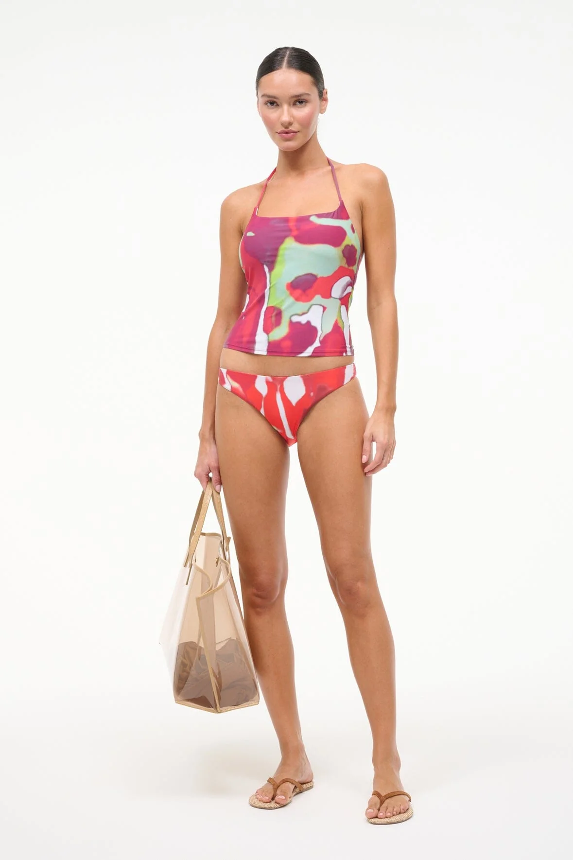 LAIRD TANKINI TOP | RED ZONE