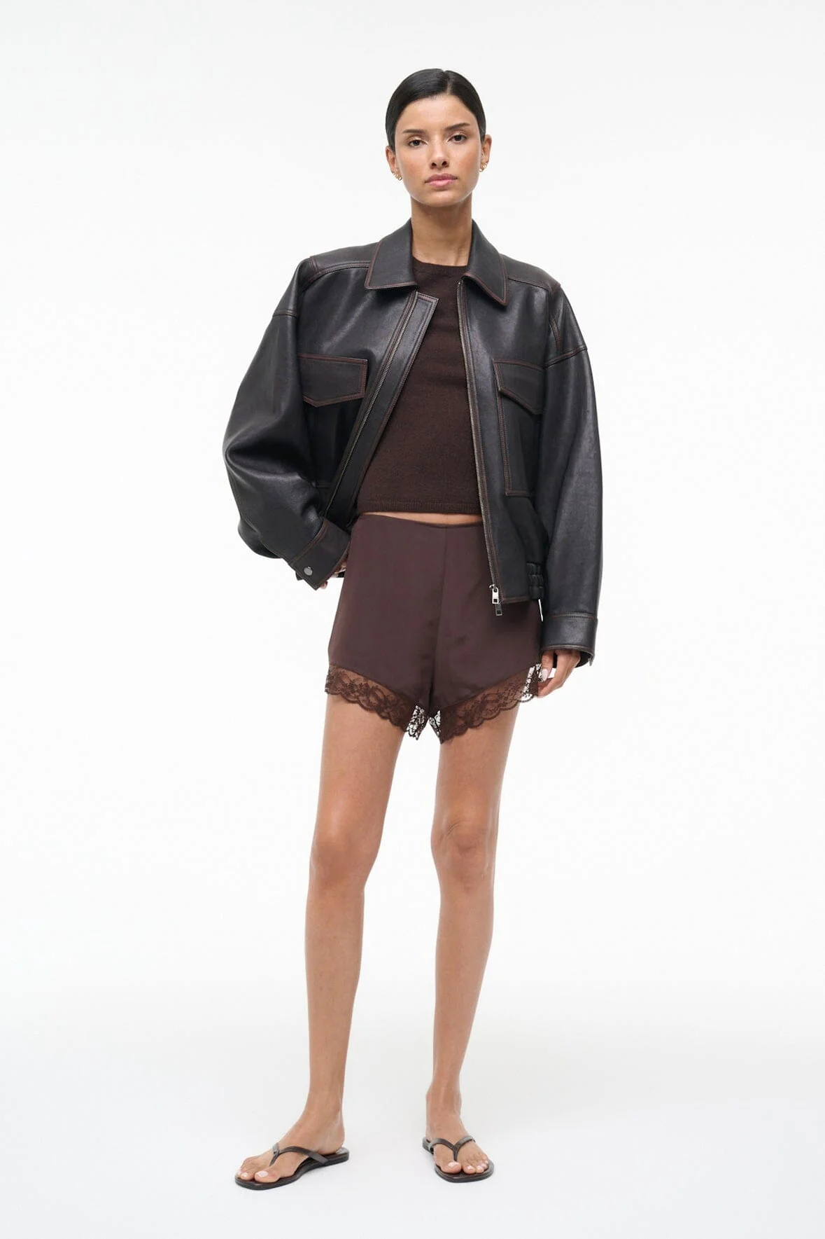 VON SILK SHORT | EARTH