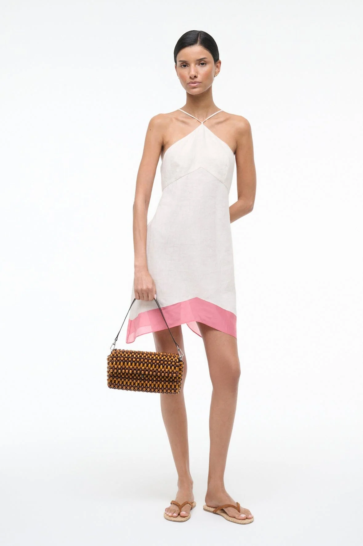 ORO LINEN DRESS | BLUSH CANYON