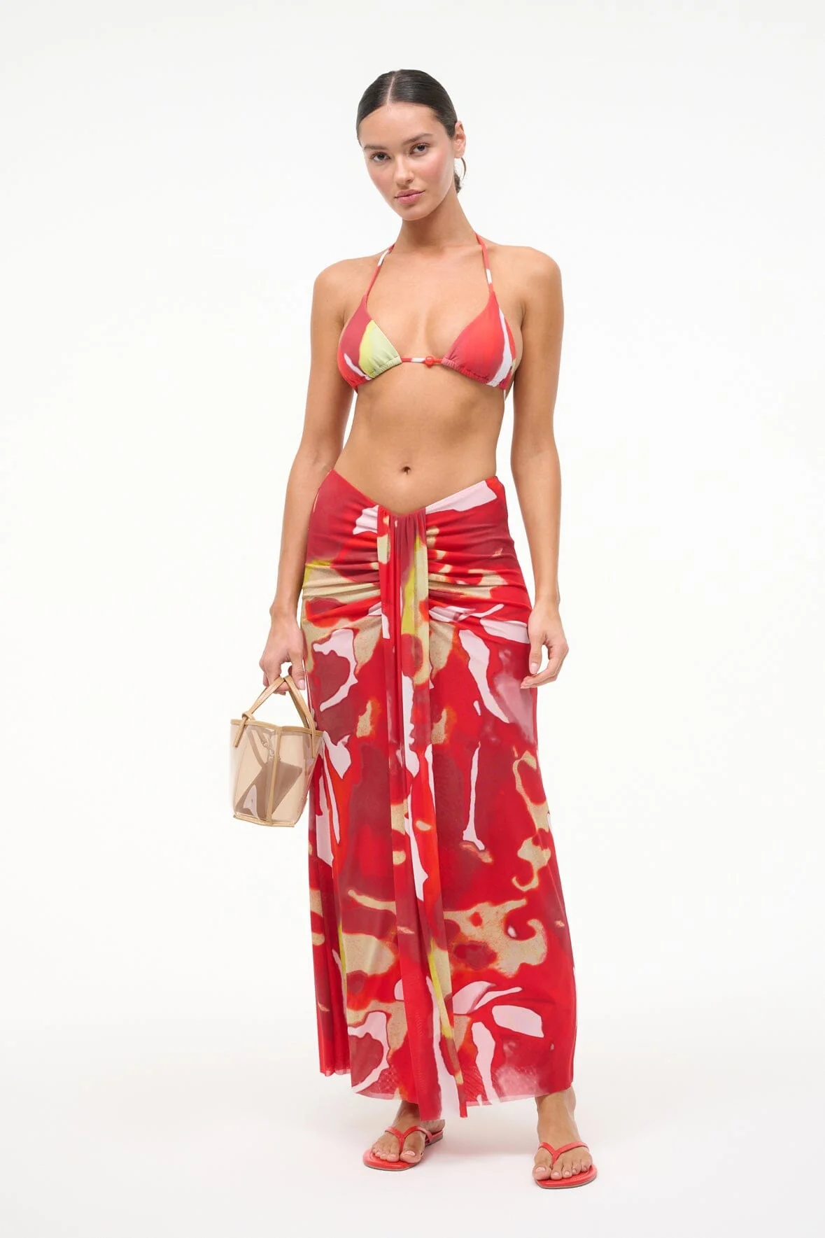 LIDO TRIANGLE BIKINI TOP | RED ZONE