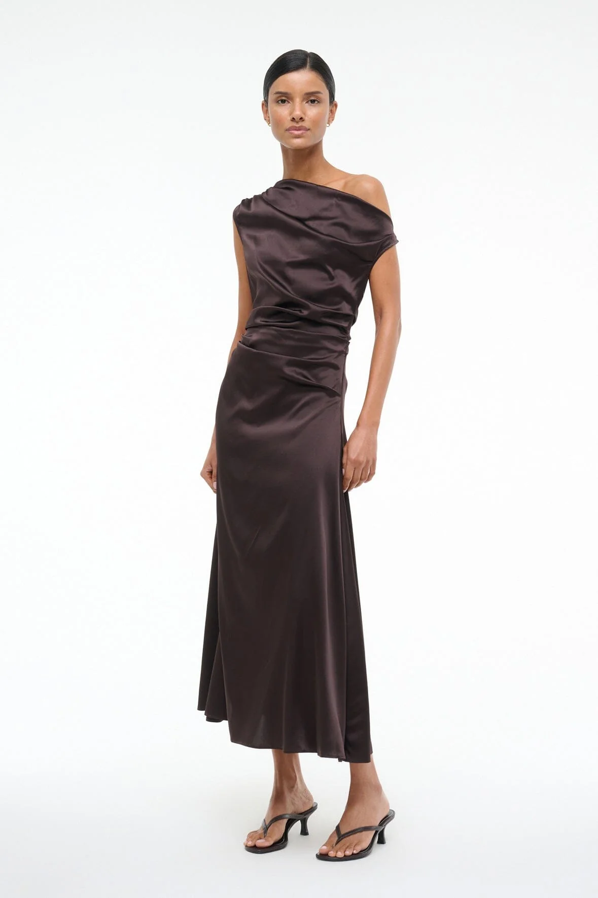 PHARE SILK DRESS | EARTH