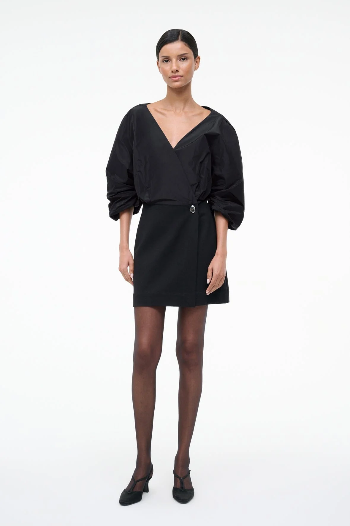 ORION MINI DRESS | BLACK