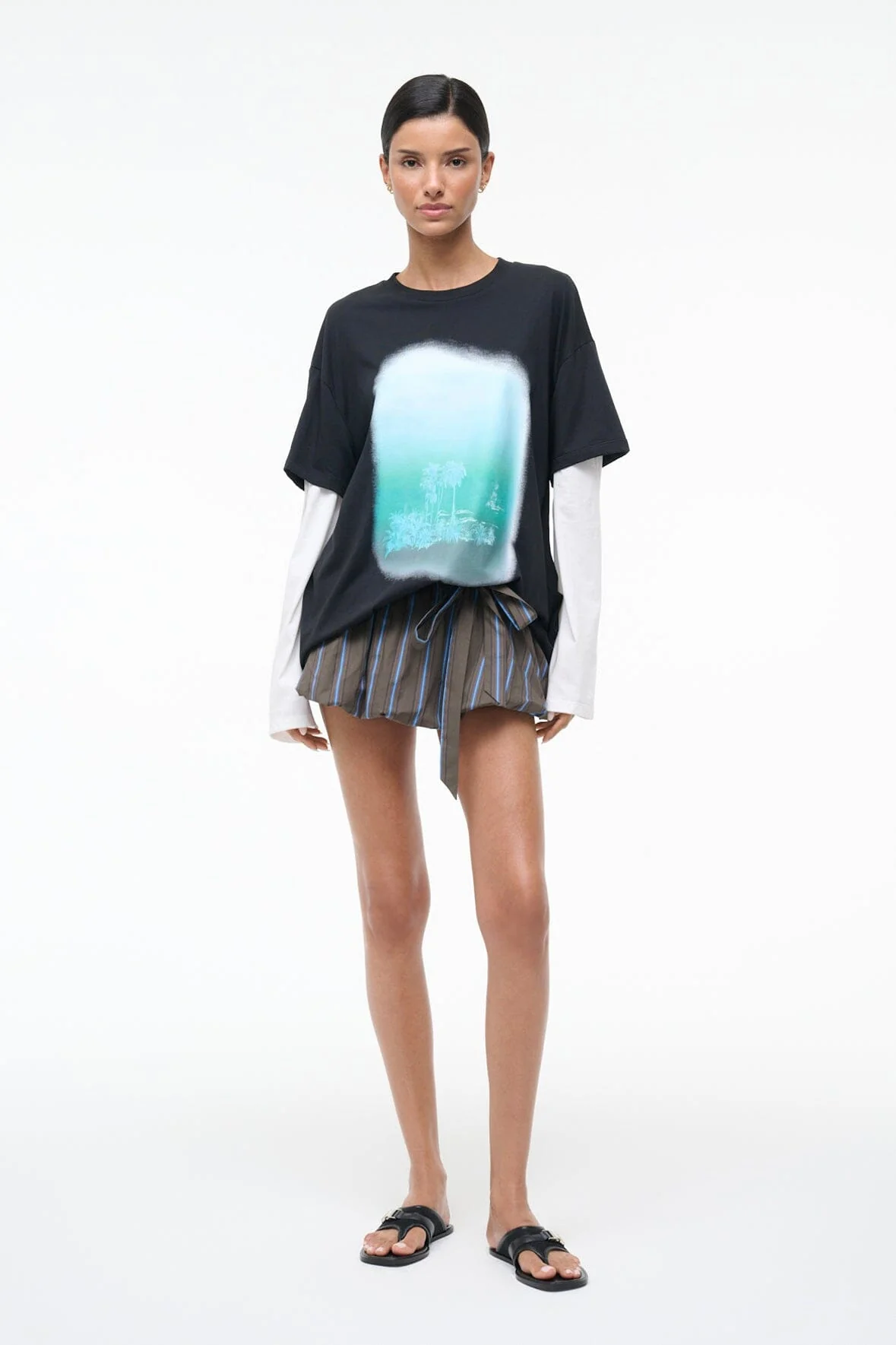 LAGUNA SKIRT | HUNTINGTON STRIPE