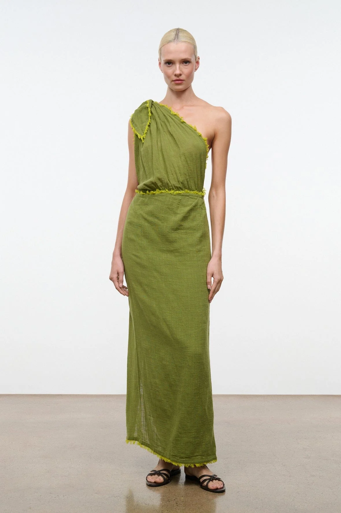 KALIA DRESS | PESTO