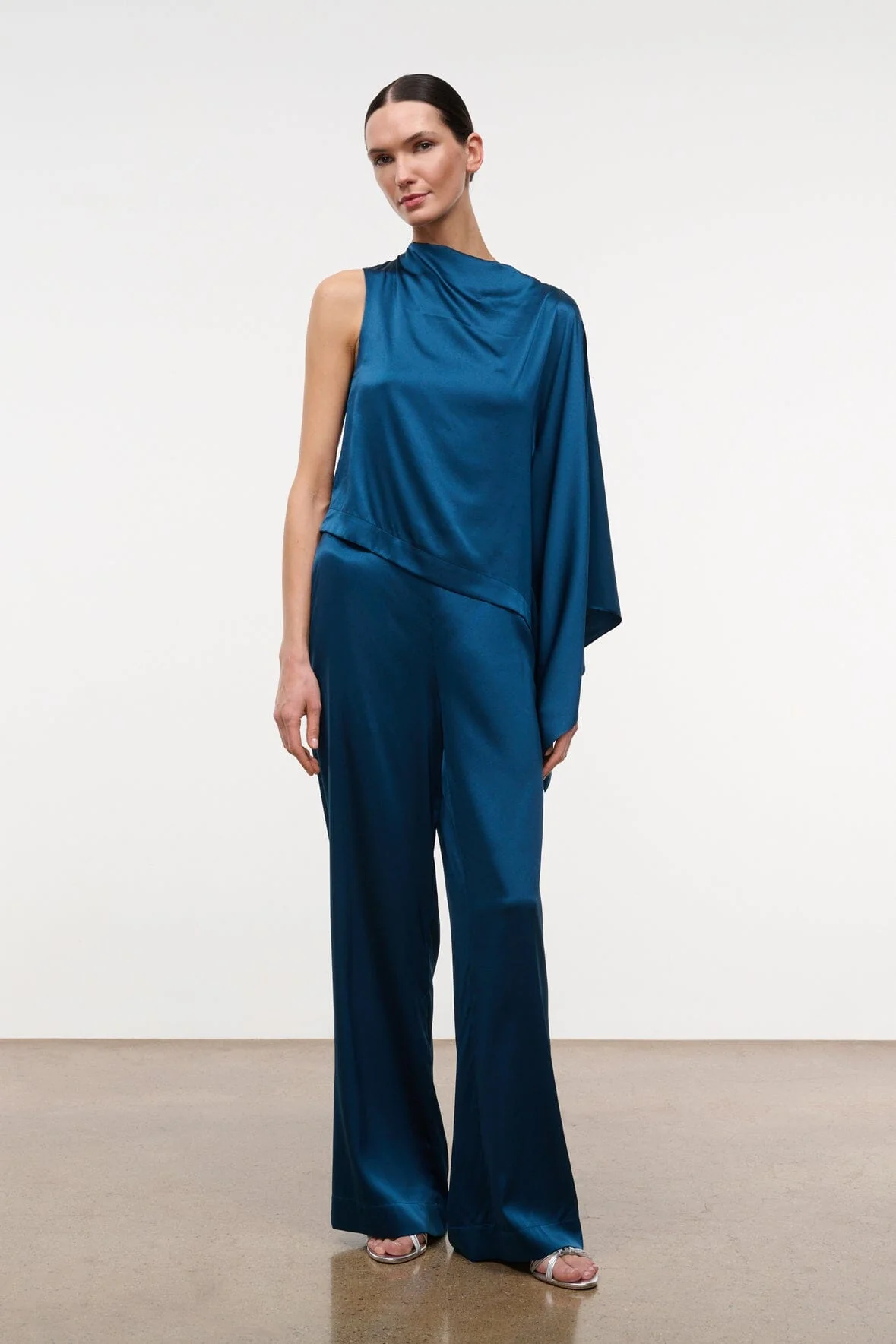 STROLL SILK PANT | HARBOR