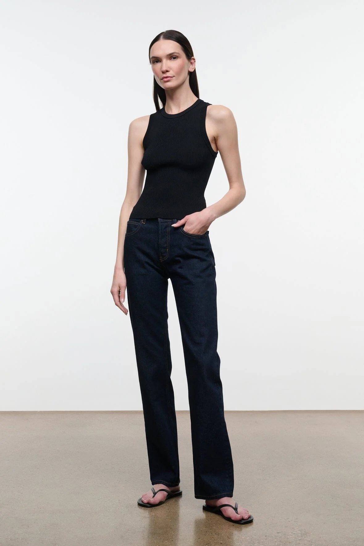 TEDDY STRAIGHT JEAN | INDIGO