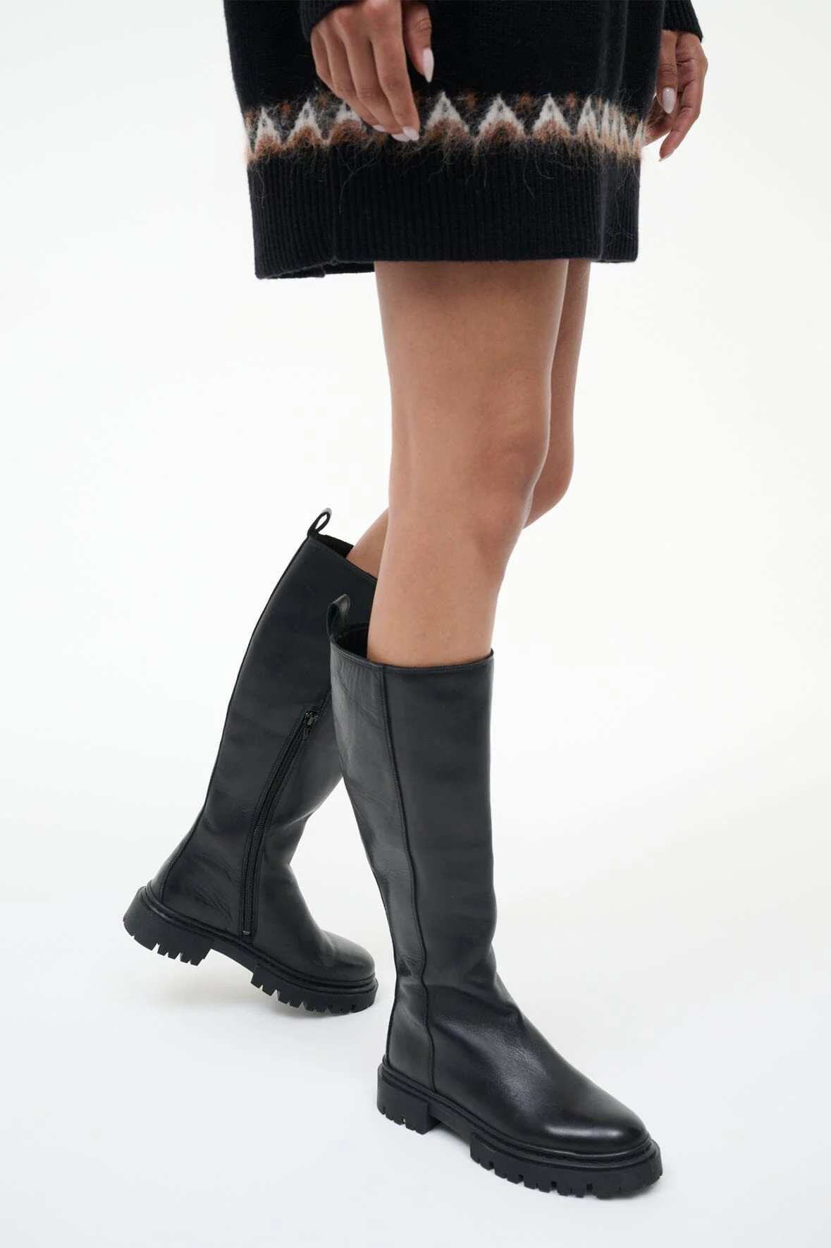 HENRY KNEE BOOT | BLACK - Image 6