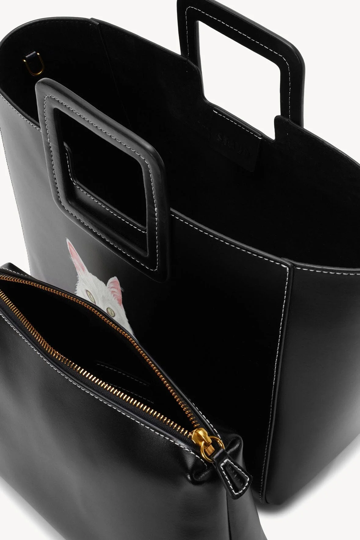 CUSTOM SHIRLEY LEATHER BAG | BLACK - Image 8