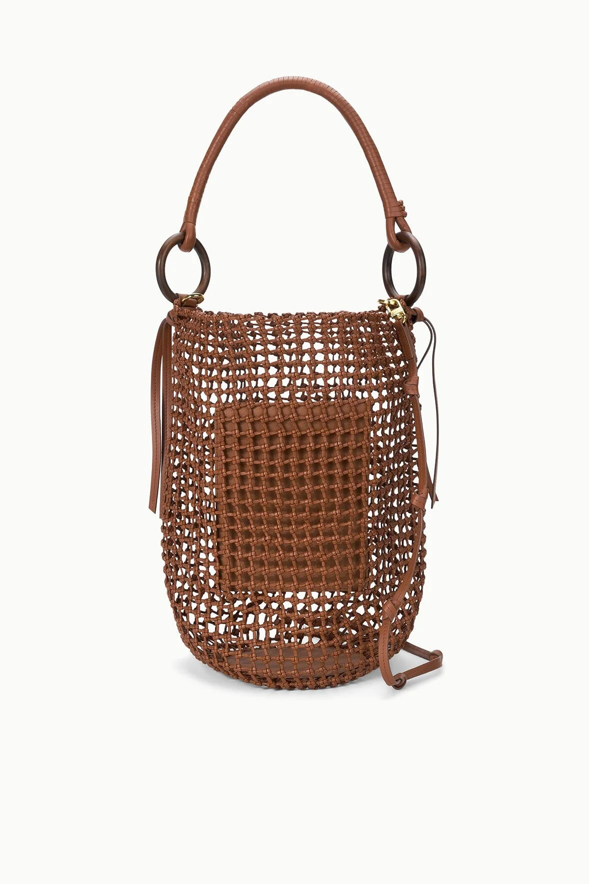 DEL MAR BUCKET BAG | TAN WOVEN
