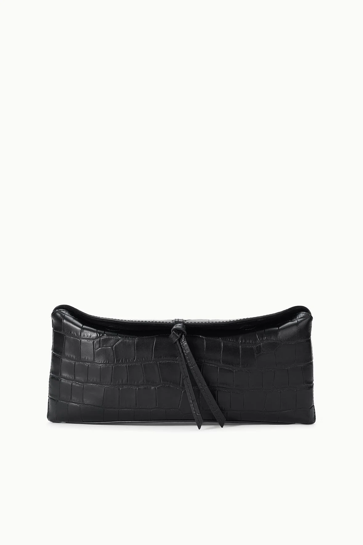 EVE CLUTCH | BLACK CROCO