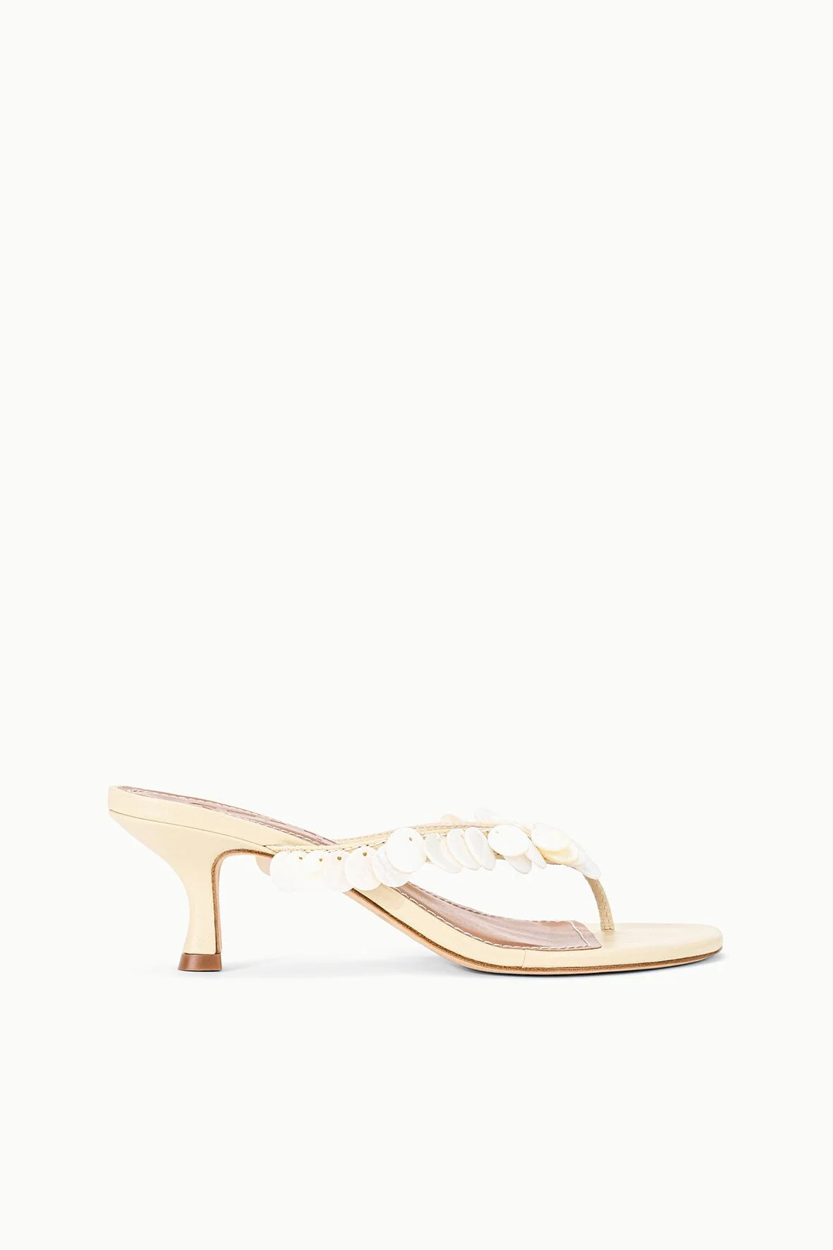 FREJA KITTEN HEEL | CREAM