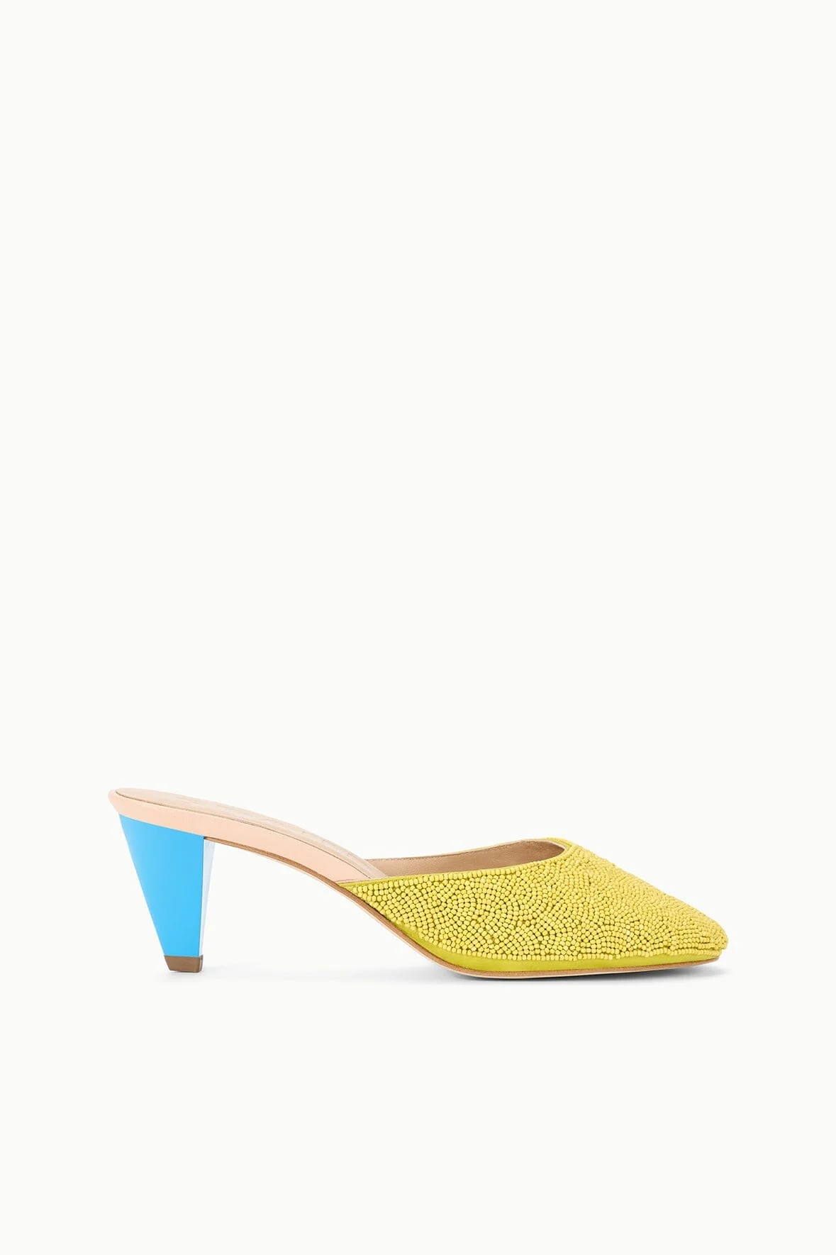 VELA BEADED MULE | CITRON POOL