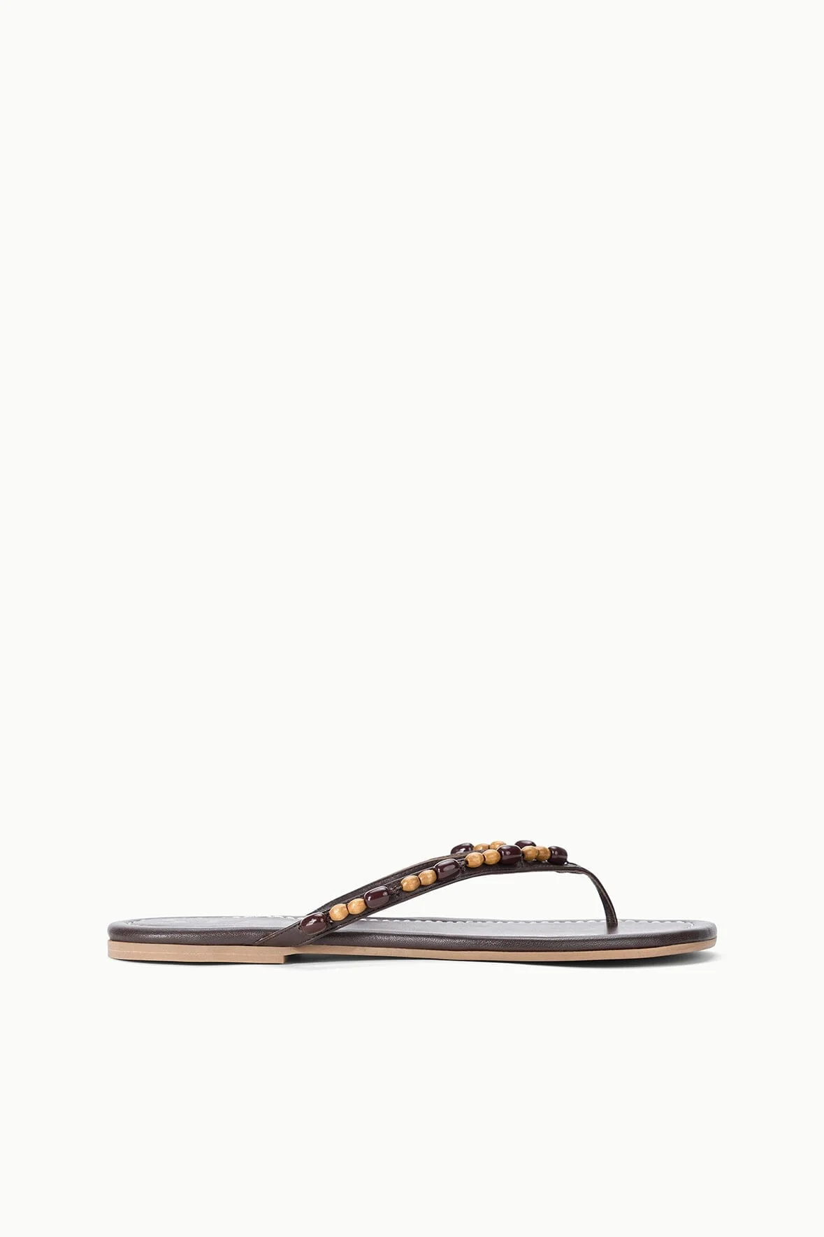 FREJA THONG | WOOD BEADS