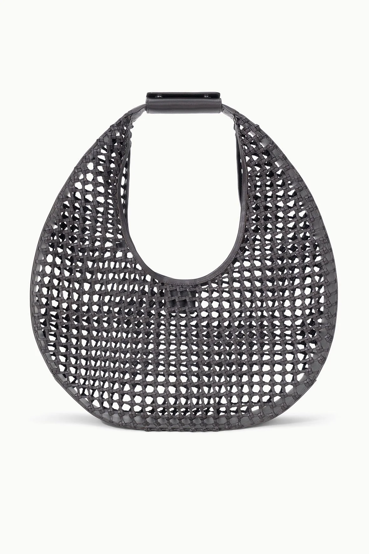 LARGE MOON BAG | ESPRESSO KNOTTED