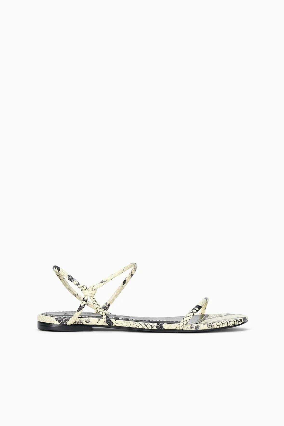 LAUREL SANDAL | WHITE SNAKE