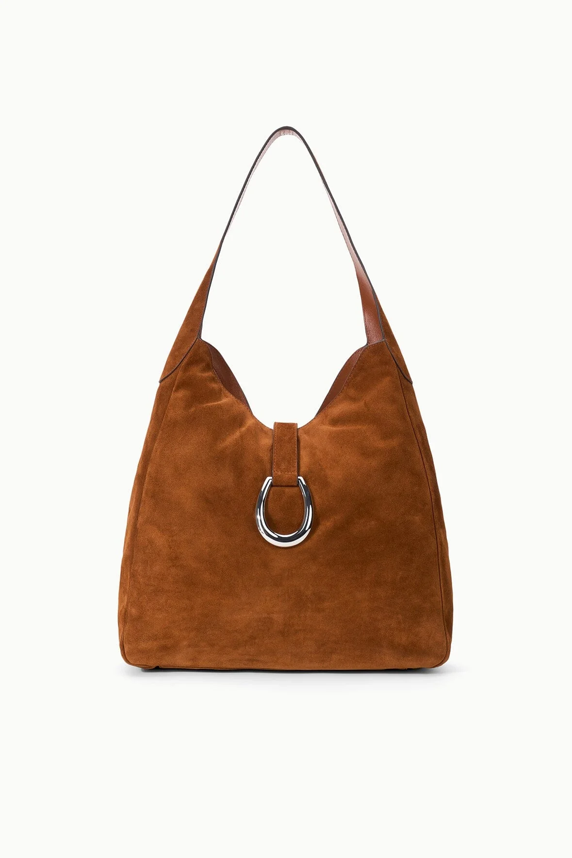 MAYA HOBO BAG | TABAC SUEDE