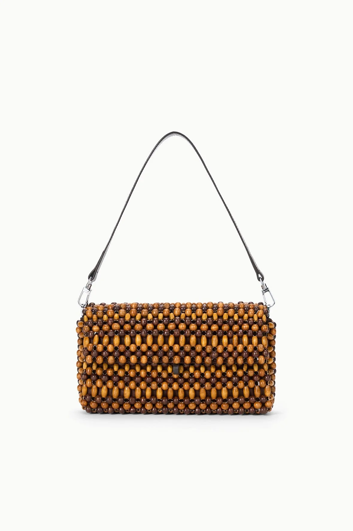 TIMMY SHOULDER BAG | MULTI WOOD BEADS