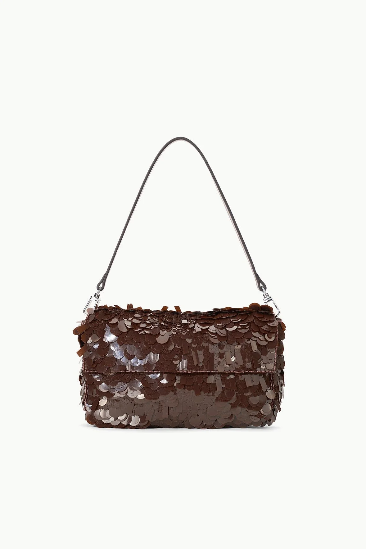 TIMMY SHOULDER BAG | CACAO SEQUINS